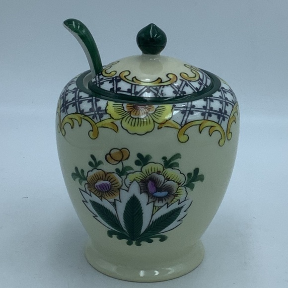 Noritake Dining Noritake Japan Hand Painted Preserves Jar With Lid